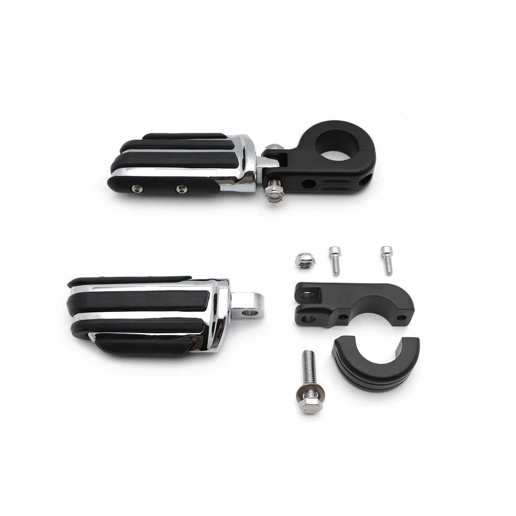 HTTMT 1.25" Pilot Foot Peg Footrest P Clamp for Honda GL1800 1500 (2001–2017)