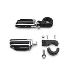 HTTMT 1.25" Pilot Foot Peg Footrest P Clamp for Honda GL1800 1500 (2001–2017)