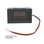 2X Digital Voltmeter Battery Gauge 12V 72V for Car Marine Motorcycles