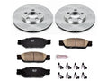 Front Brake Pad and Rotor Kit for Jaguar S Type (2003–2004) VZ585JT