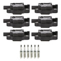 Set of 6 Ignition Coils & NGK Iridium Spark Plugs for Silverado 1500 (2007–2013)