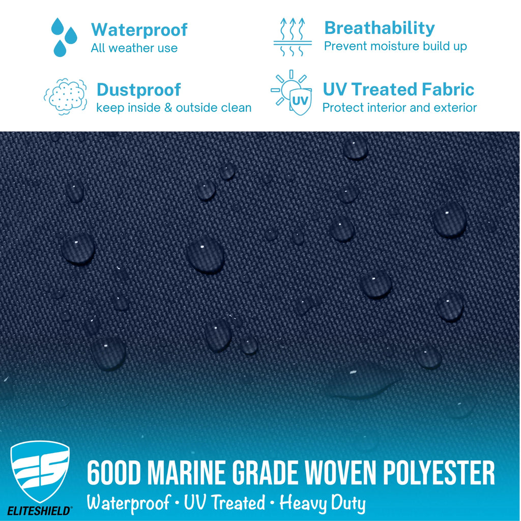 Boat Cover for Sea Chaser 2400 CC (Navy, Durable)