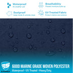 Boat Cover for Sea Chaser 2400 CC (Navy, Durable)
