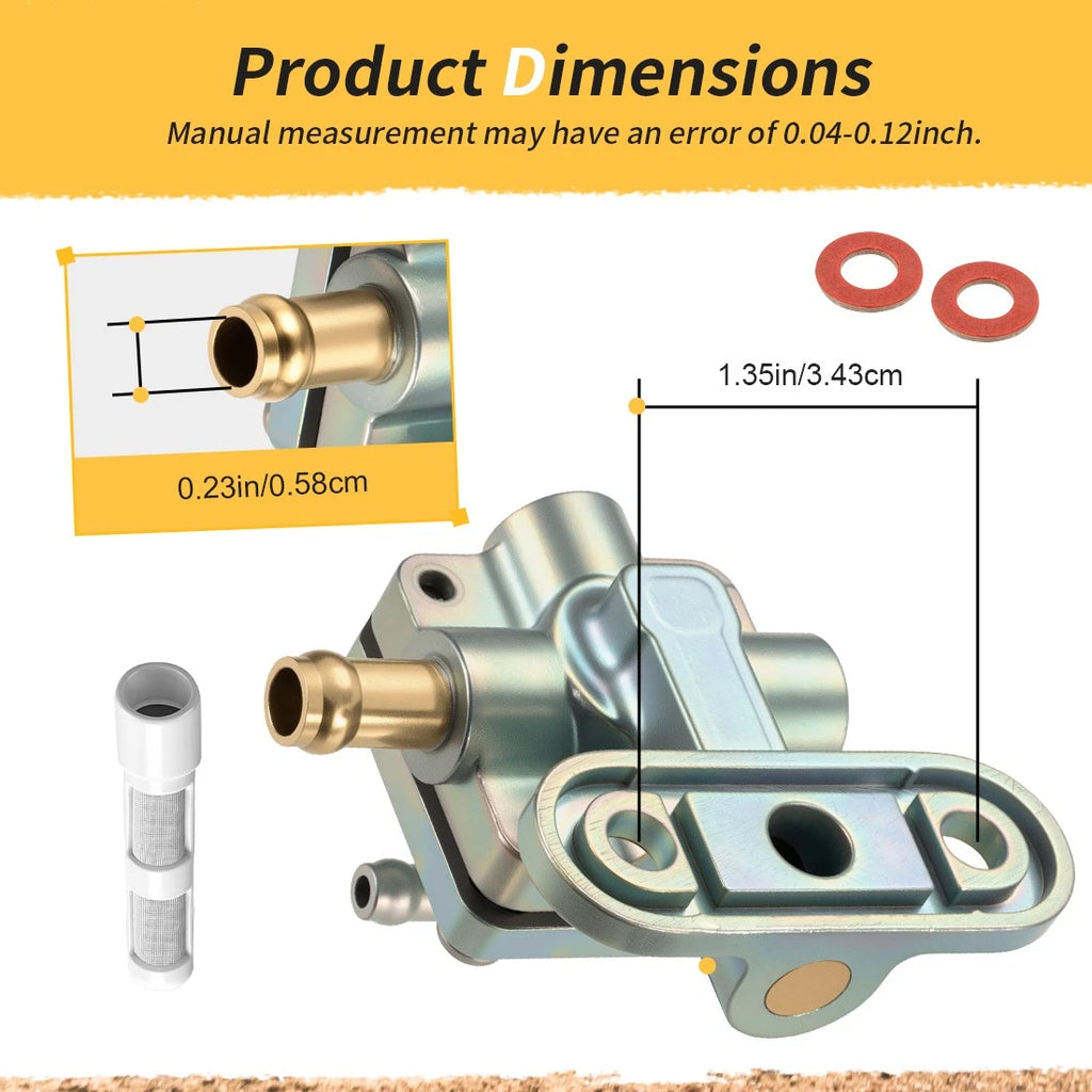 Fuel Gas Valve Petcock & Filter for Suzuki GSXR600 (1997–2000) GSXR750X (1996–1999)