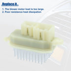 HVAC Blower Motor Resistor for Ford Ecosport (2015–2020) Beige