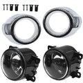 Clear Lens Fog Driving Light Lamp w/Chrome Trim for Ford Focus (2012–2014)
