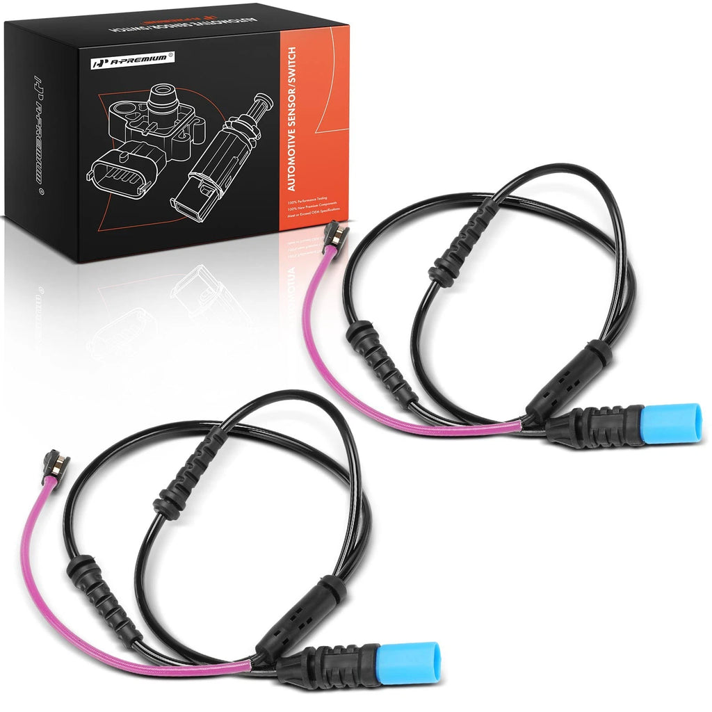 2X Front Brake Pad Wear Sensor for BMW 530i xDrive 540i xDrive 740i (2011–2019)