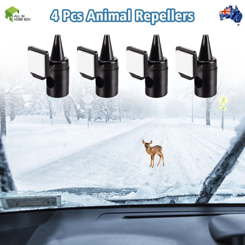 2 Pair Sonic Animal Repellers for 4WD Car Truck Bus (AR01)