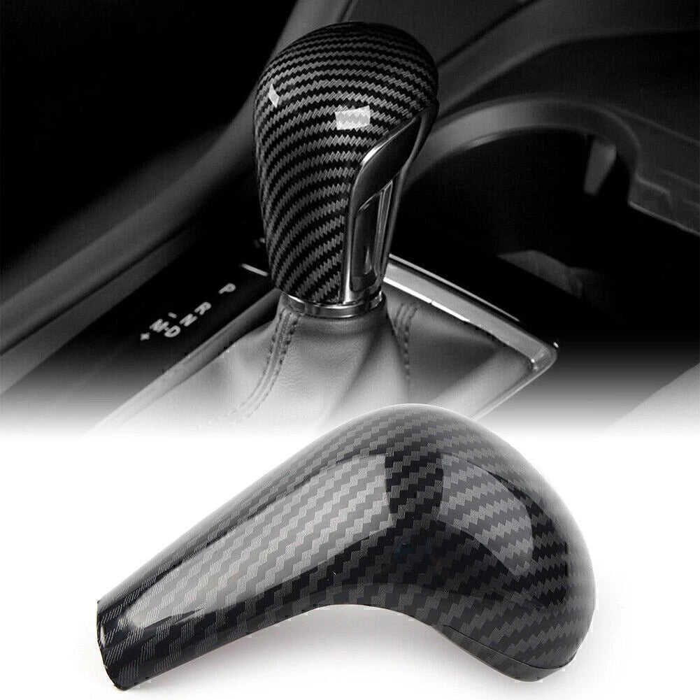 Carbon Fiber Gear Shift Knob Cover Trim for Mazda 3 Axela (2020–2021)