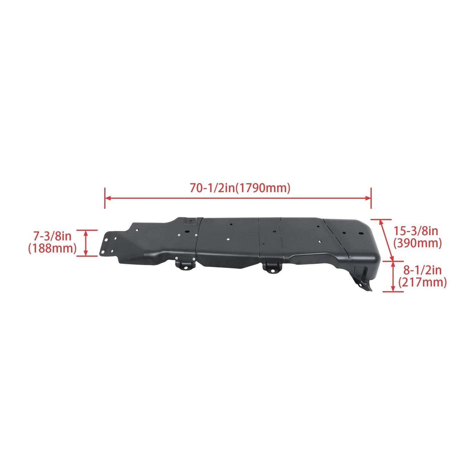 Gas Fuel Tank Skid Plate Guard for Jeep Wrangler JK (2007–2018)