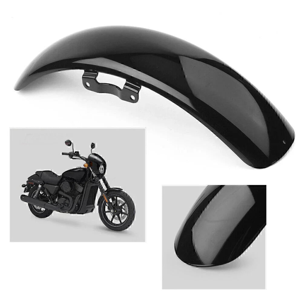 Black Plastic Front Mudguard Cover for Harley Street XG750/XG500 (15-17)