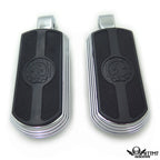 Chrome Skull Rubber Footpeg for Suzuki Intruder 1400/Boulevard S83 (1995–2008)