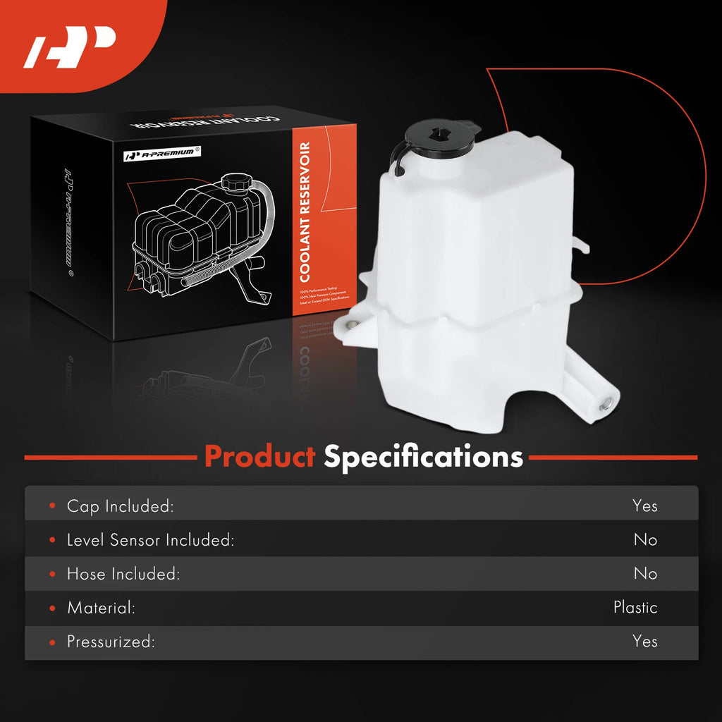 Engine Coolant Reservoir Tank with Cap for Toyota RAV4 (2019–2021)