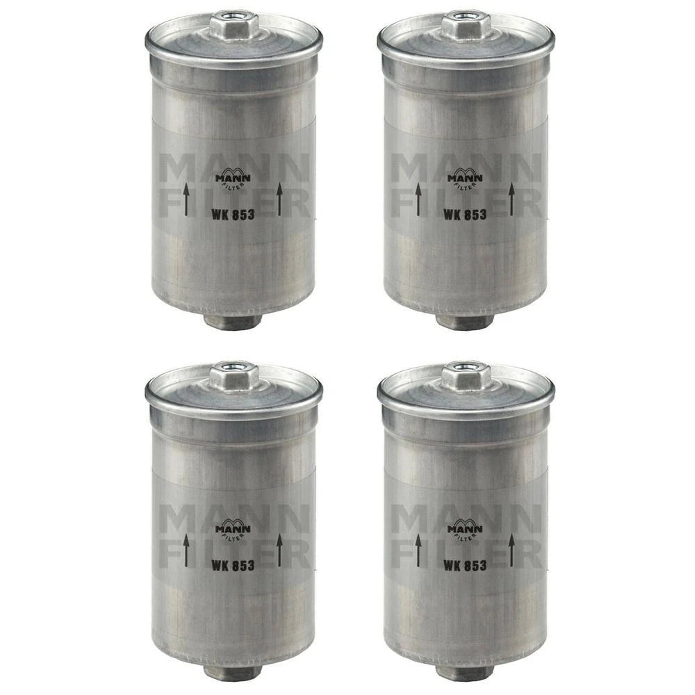 Set of 4 Fuel Filters WK 853 for Audi Bentley Ferrari Saab Volvo Volkswagen