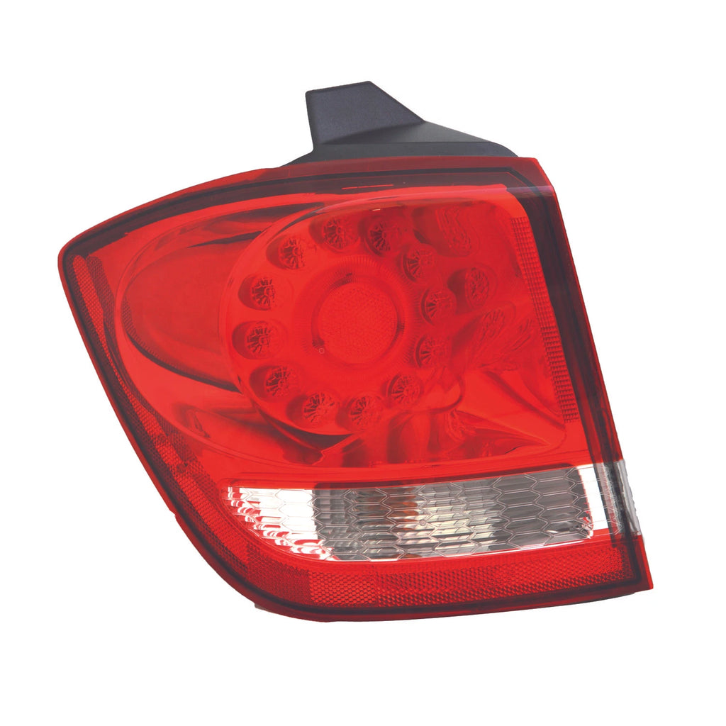 Replacement Driver Side Outer LED Tail Light Assembly w/o Black Trim