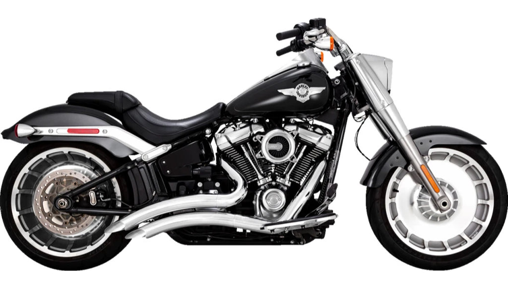 Vance & Hines Big Radius 2-into-2 Chrome Exhaust for Harley Softail (2018–2024)