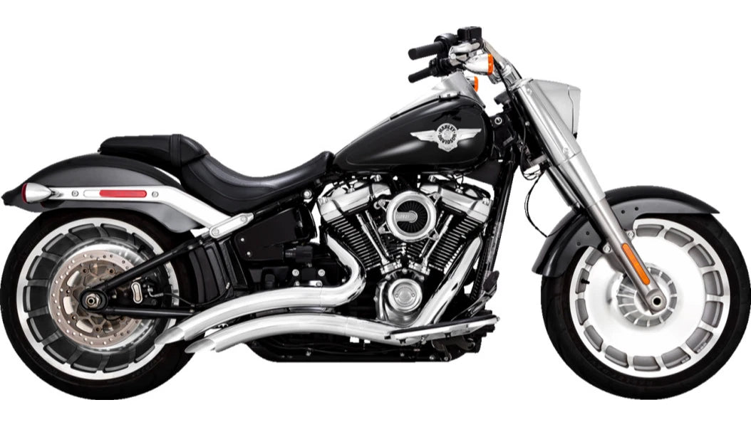 Vance & Hines Big Radius 2-into-2 Chrome Exhaust for Harley Softail (2018–2024)