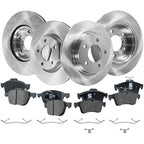 Brake Disc and Pad Kit for Mazda 3 (2006) Front and Rear