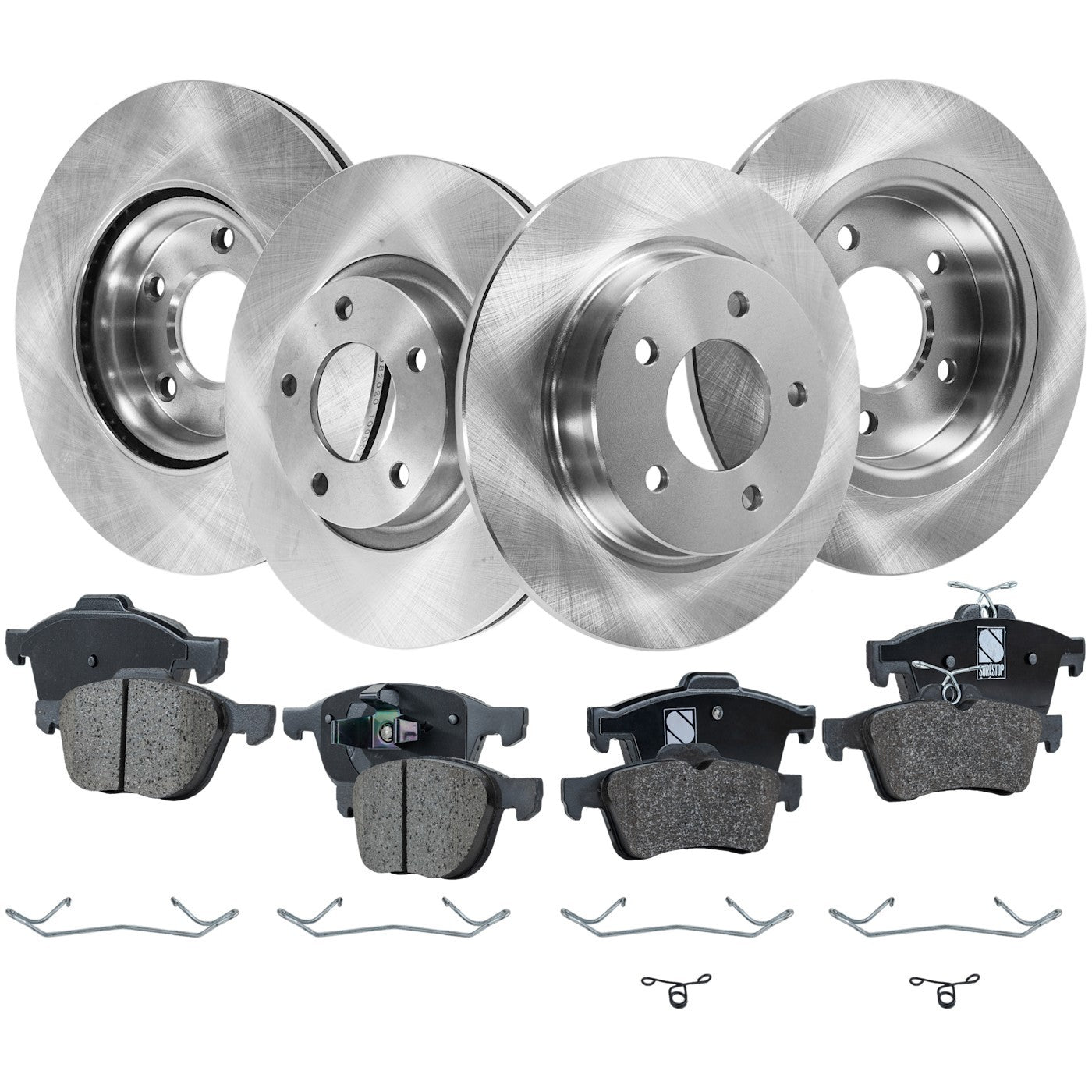Brake Disc and Pad Kit for Mazda 3 (2006) Front and Rear