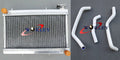 Aluminum Radiator + Black Hose for Honda TRX250 TRX250R (1988-1989)