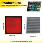 Combo Air & Cabin Filter for Toyota Camry RAV4 Avalon Lexus ES350 (2018–2023)