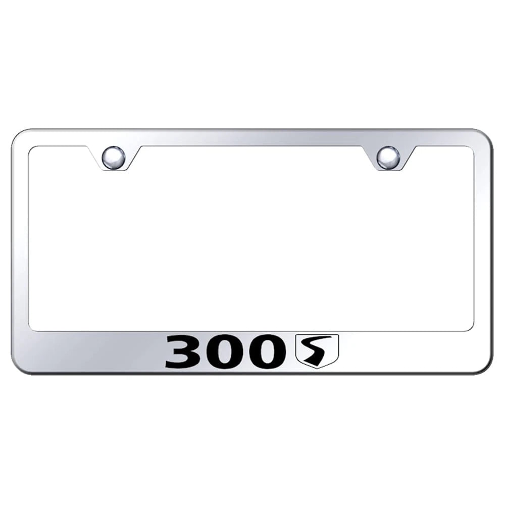 Stainless Steel License Plate Frame - Officially Licensed for Chrysler 300S