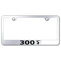 Stainless Steel License Plate Frame - Officially Licensed for Chrysler 300S