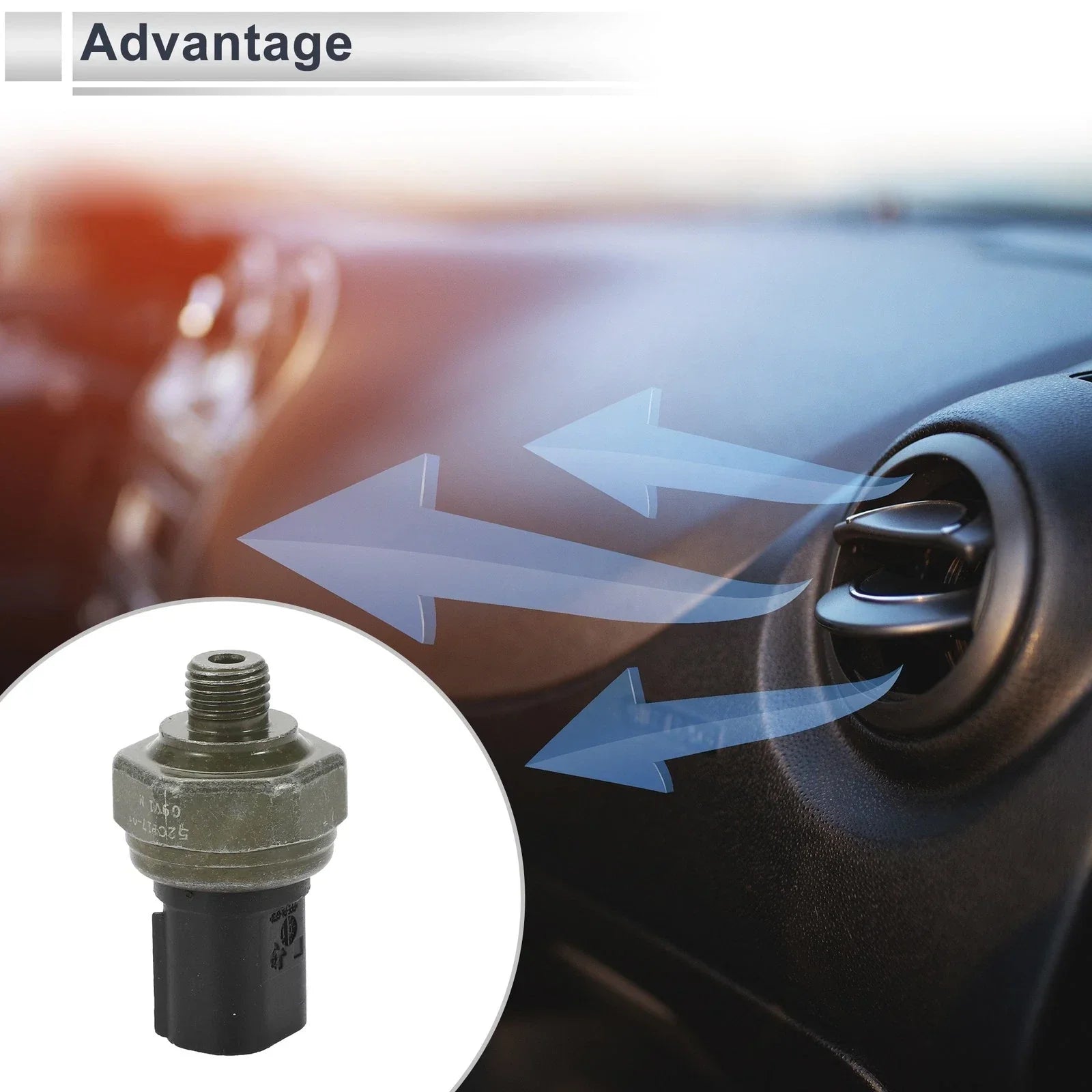 A/C Pressure Switch Sensor for BMW 320i 2.0L (2013-2018) 1 Pcs