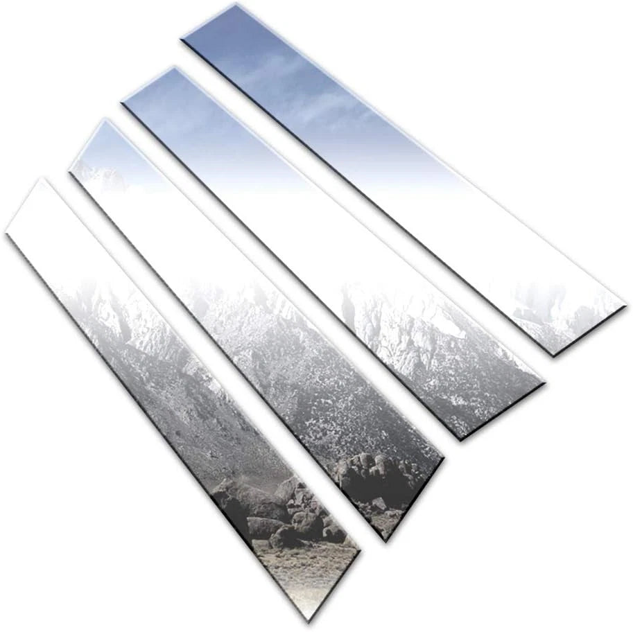 Luxury Chrome Pillar Post Set 4pc for 2006 Lincoln Zephyr