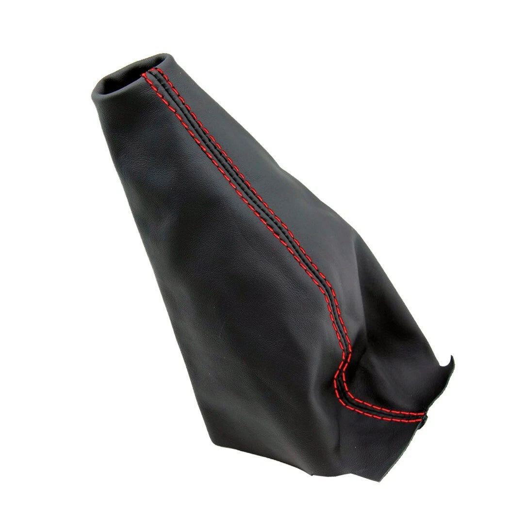 E Brake Boot Cover for Ford Escape (2005–2007) Red Stitch PVC Leather