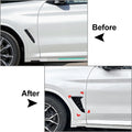 Front Side Fender Air Outlet Cover Trim for BMW X3 X4 (2018–Present) Black