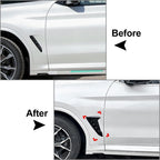 Front Side Fender Air Outlet Cover Trim for BMW X3 X4 (2018–Present) Black