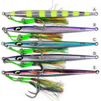 100g Glow in the Dark Vertical Jig for Deep Sea Saltwater Fishing