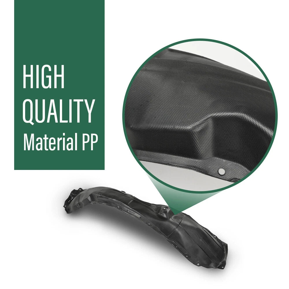 Set of 2 Front Fender Liner Splash Shields for Toyota Camry (2012–2014)