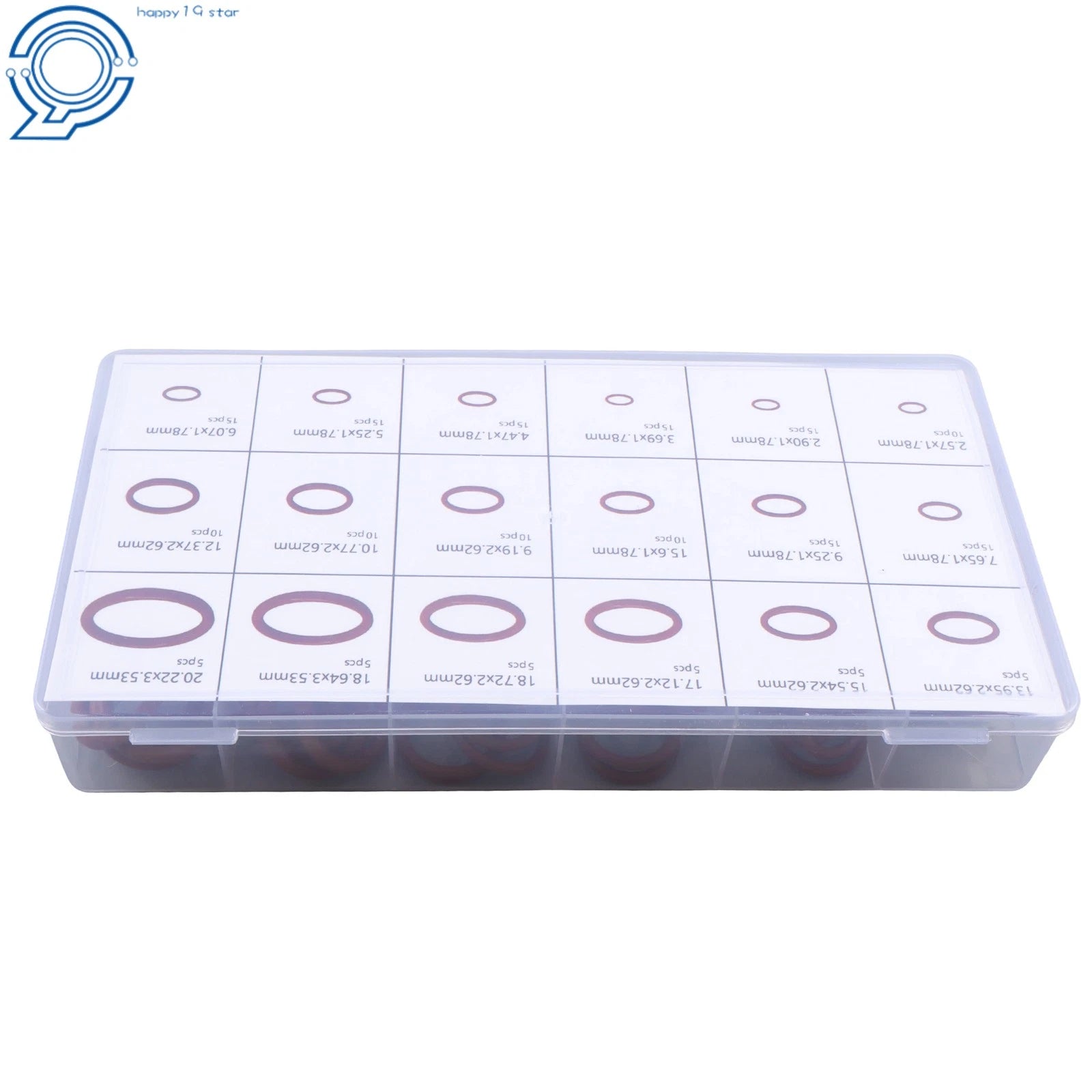180 Pcs FKM O-Ring Kit for High Heat Applications