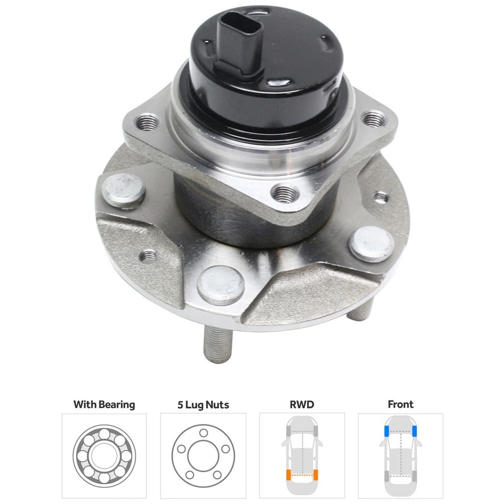 Set of 2 Wheel Hubs for Ford F-150 (2004–2008)