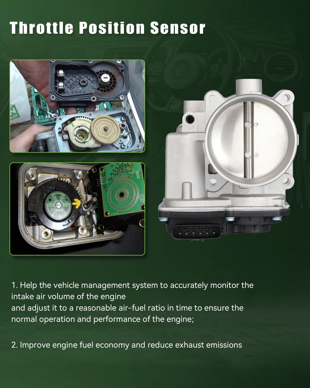 Throttle Body for Volvo S60 XC70 S80 V60 (2011–2016) 3.0L