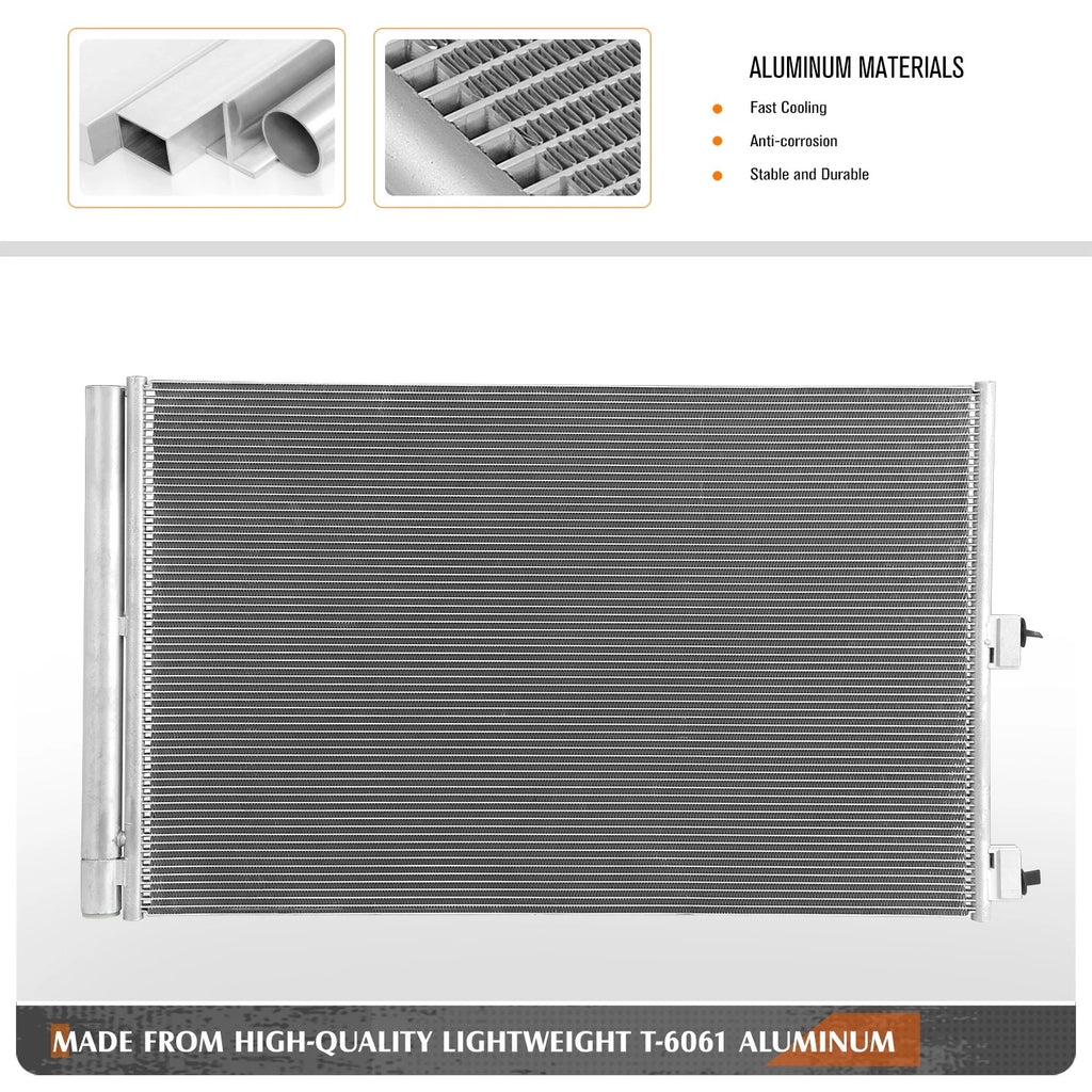 A/C Condenser for Mercedes CLA45 GLA45 AMG (2014–2020) OE Style Aluminum