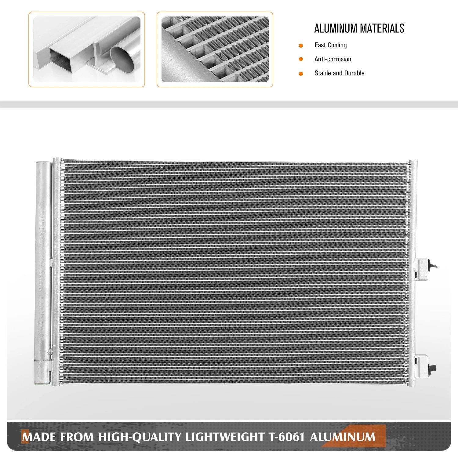 A/C Condenser for Mercedes CLA45 GLA45 AMG (2014–2020) OE Style Aluminum
