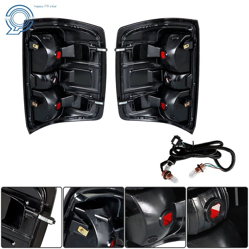 Tail Light Lamp Assembly Pair for Silverado Pickup Truck (2014–2015)