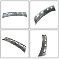 Front Bumper Lower Valance Panel for Ford Explorer (2020–2022) Silver Plastic