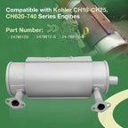 Left Side Muffler for Kohler CH18 CH20 CH22 CH25 CH620 CH730 CH740 (2478612-S)