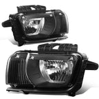 Front Driving Headlight Lamps for Chevy Camaro (2010–2013) Black Housing