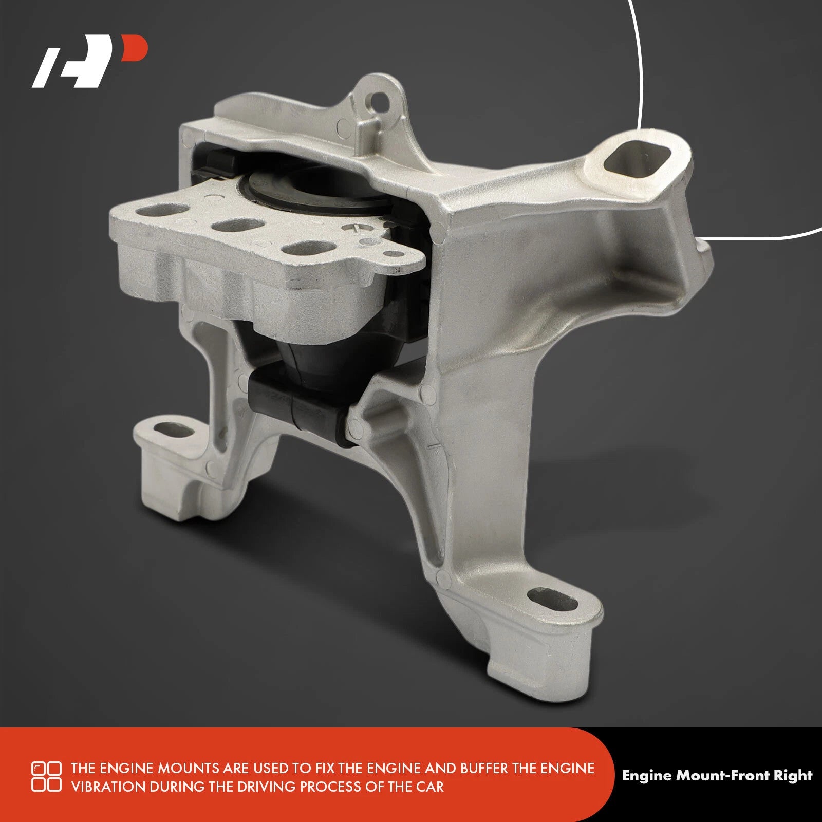 Front Right Engine Mount for Toyota Yaris, Mazda 2 & Scion iA (2016-2022)