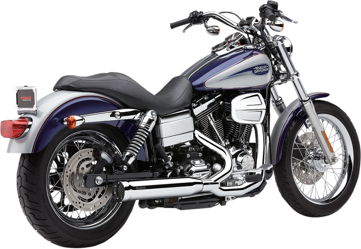 Cobra Power Pro RPT Exhaust for Harley Dyna (2012–2017) - Chrome 6468