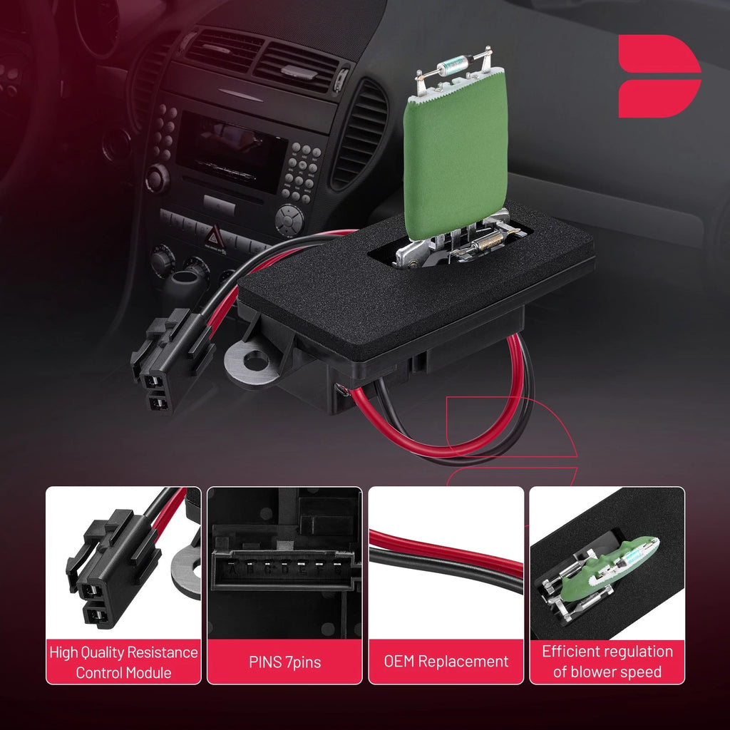 Blower Motor Resistor for GMC Sierra 2500 HD Classic (2007) 6.0L 6.6L 8.1L 3500