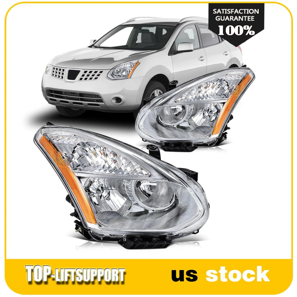 2X Headlights for Nissan Rogue (2008–2015)