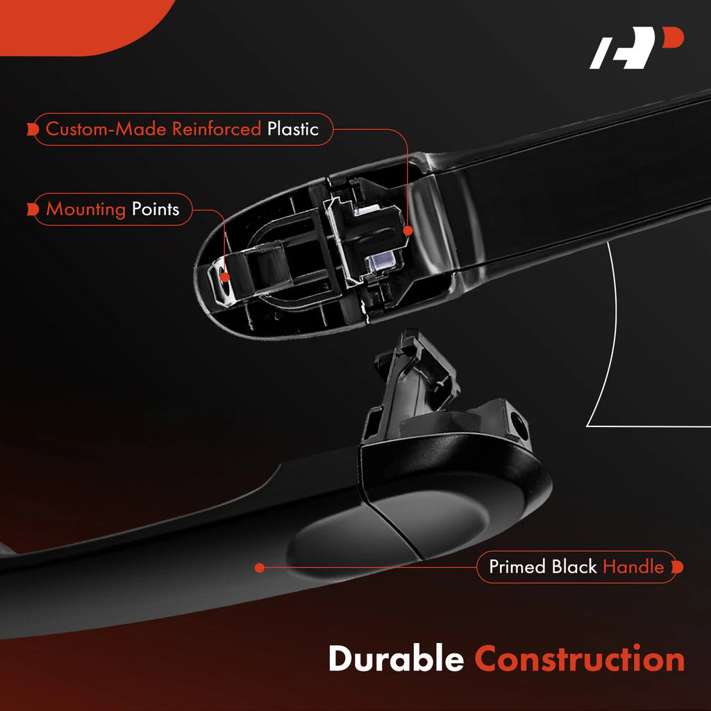 Front Passenger Door Handle for Nissan Versa (2012-2019) Black