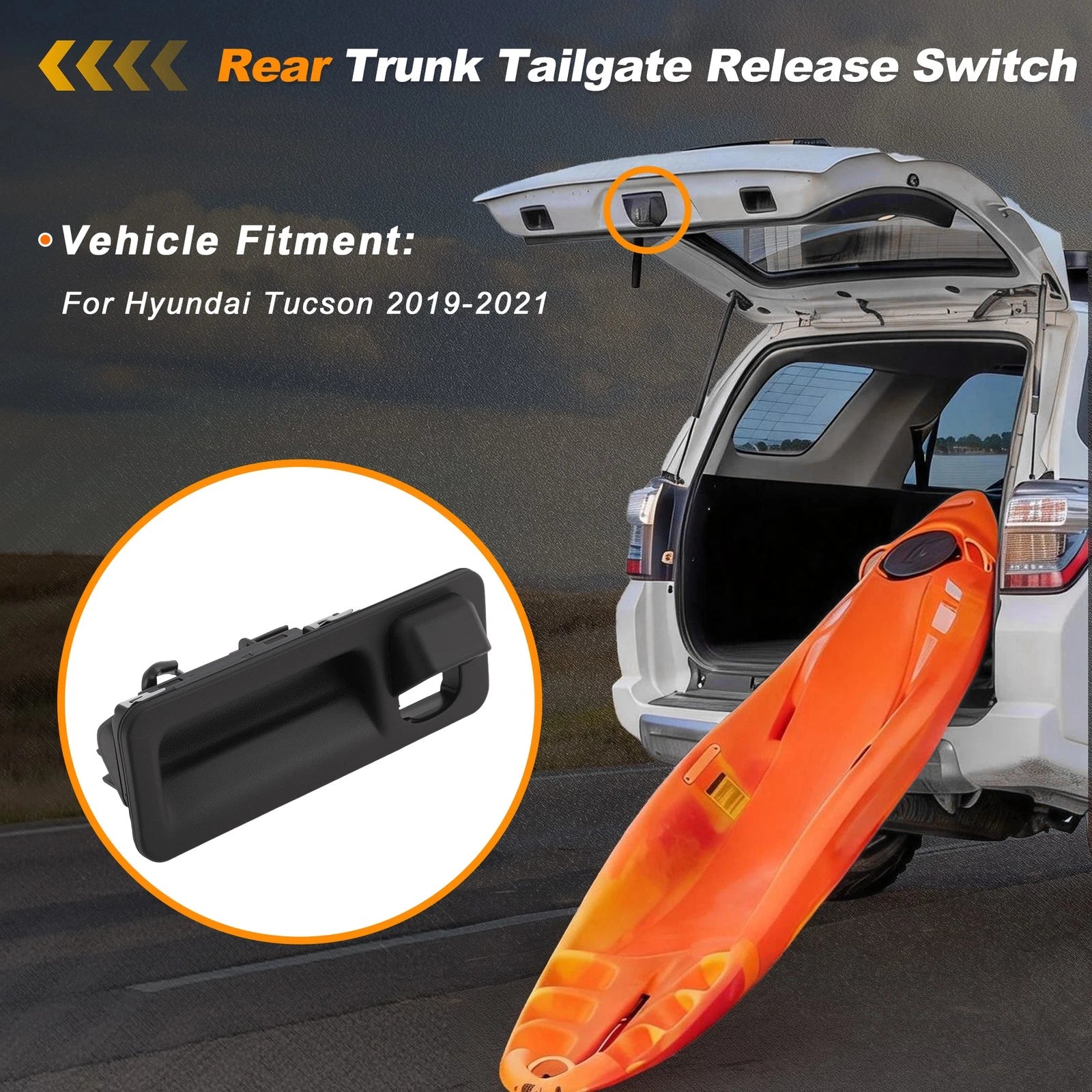 Tailgate Trunk Release Switch for Hyundai Tucson (2019–2021) No. 81260D3510