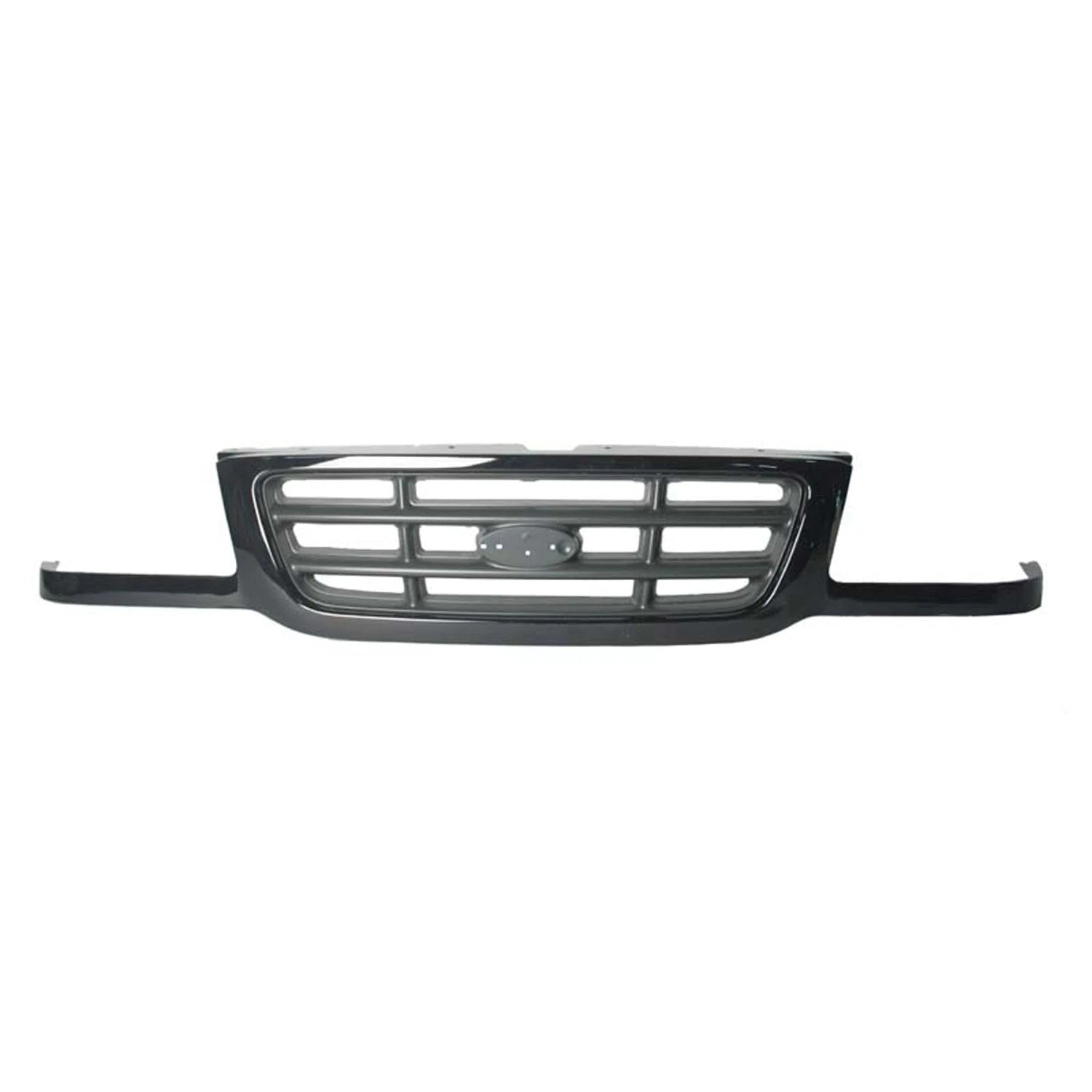 Replacement Black/Silver Ready to Paint Front Grille (See Compatible Chart)